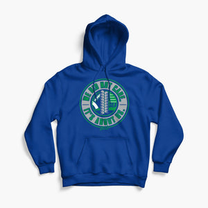 Royal We Did Not Care Badge Hoodie