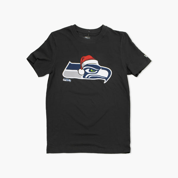Seattle Seahawks Santa Hat T-Shirt