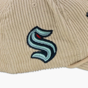 Seattle Kraken Tan Corduroy Deadstock Snapback