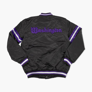 Washington Huskies Black Sailor Dawg Starter Lightweight Jacket
