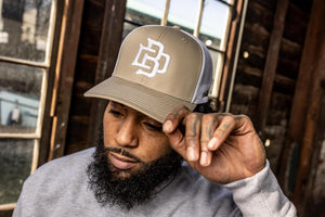 The BD Monogram Trucker Hat, Big Dumper Collection
