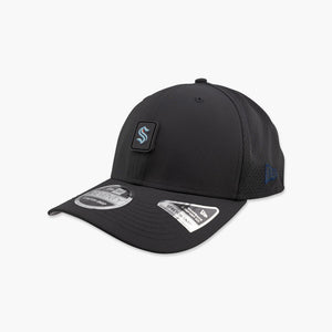 Seattle Kraken Black Micro Badge Snapback