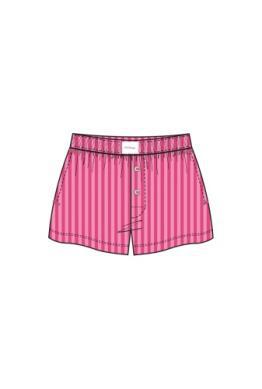 Back From The Beach Raspberry Sorbet Short