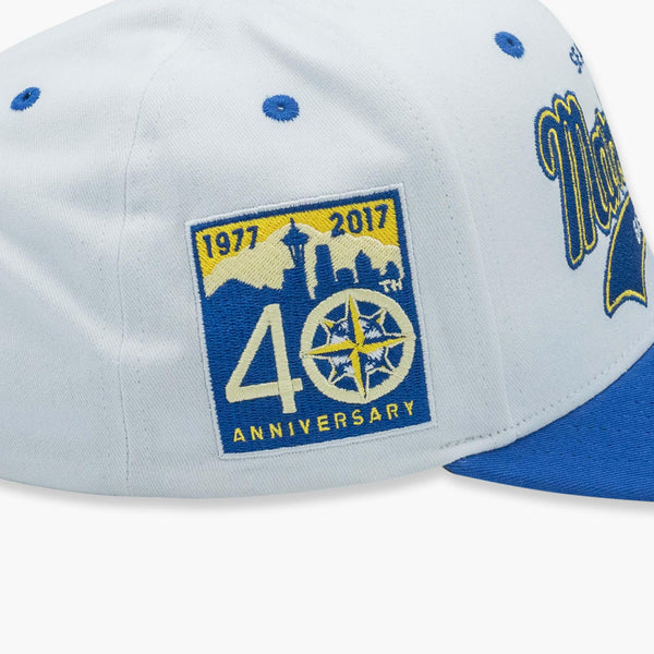 Seattle Mariners Tail Sweep 40th Anniversary Pro Crown Snapback