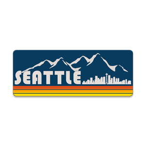 Seattle Blue Stripe Magnet
