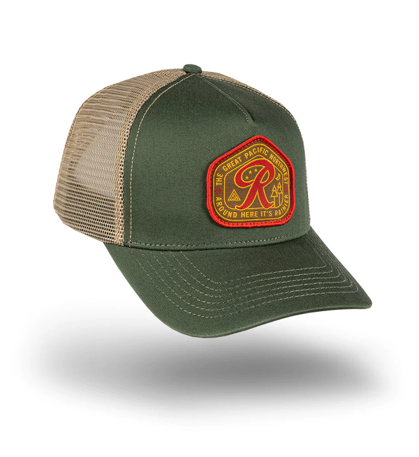 Rainier Beer Woodshed Trucker Hat