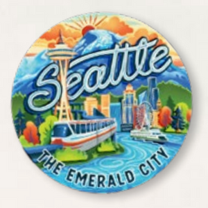 Seattle Whimsy Magnet