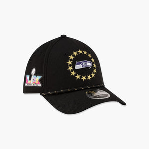 Seattle Seahawks Super Bowl LX 2025 Superstar Stretch Fitted Hat