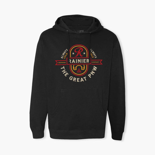 Rainier Beer Tab Fleece Hoodie