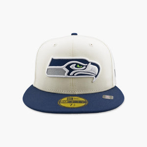 Seattle Seahawks Chrome Two-Tone Fitted Hat