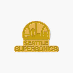 Seattle SuperSonics Enamel Pin - Gold