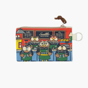 Chalo Seattle Owl Baristas Mini Pouch