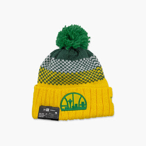 Seattle SuperSonics Skyline Knit Fade Beanie
