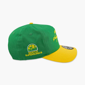 Seattle SuperSonics Green and Gold Script Adjustable Hat