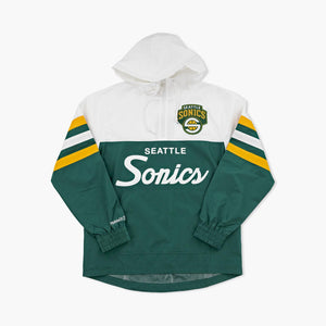 Seattle SuperSonics Head Coach Lightweight Anorak Windbreaker