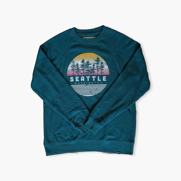 Scrub Seattle Pines Crewneck