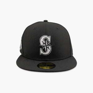 Seattle Mariners Black & White 2001 All-Star Game Fitted Hat