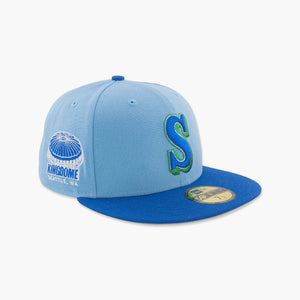 Seattle Mariners Kingdome Legends Sky Blue Fitted Hat