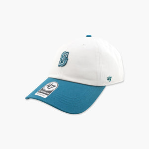 Seattle Mariners Teal/Sandstone Contemporary Clean Up Adjustable Hat