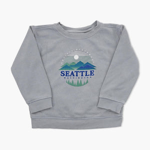 Blazefury Steel Grey Seattle Toddler Crewneck