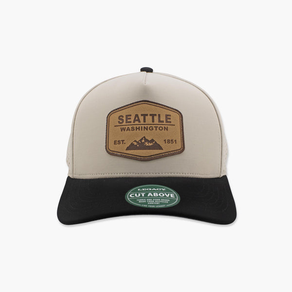 Practice Stone/Black Seattle Snapback