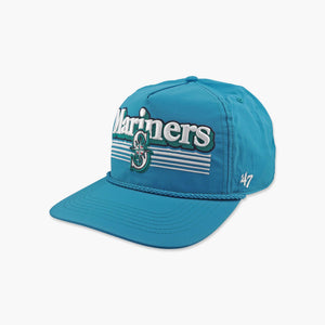 Seattle Mariners Dark Teal Script Fade Nylon Hitch Snapback