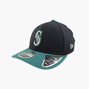 Seattle Mariners 2-Tone Primary Logo Curved Bill Snapback