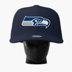 Seattle Seahawks Navy Noggin Boss Big Hat