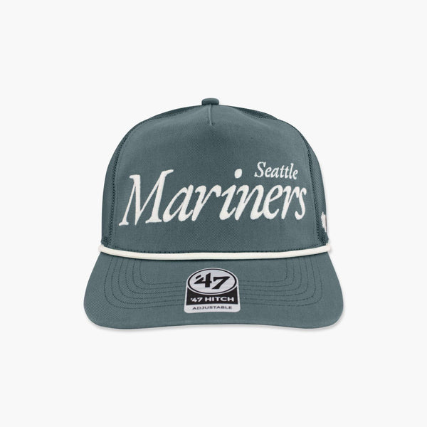 Seattle Mariners Basalt Foundation Script Hitch Trucker Hat