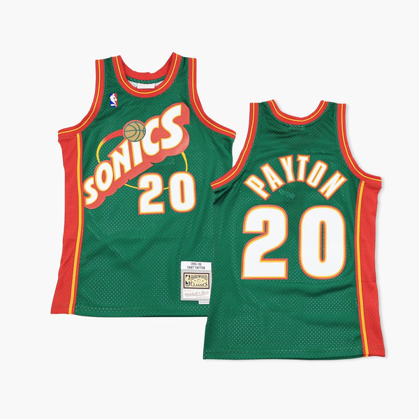 Seattle SuperSonics Gary Payton 1996 Green Swingman Jersey