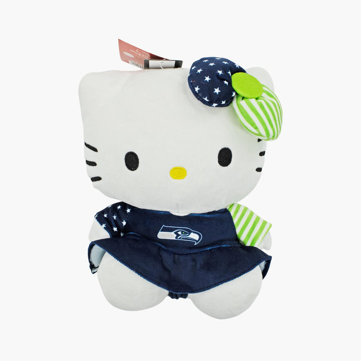 Seattle Seahawks Hello Kitty 10" Plush with Jersey