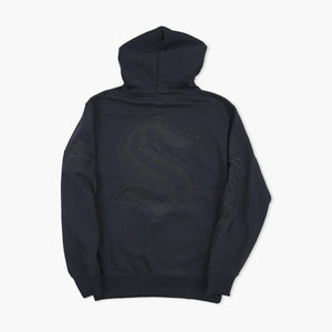 Seattle Kraken Black Phantom Fleece Hoodie