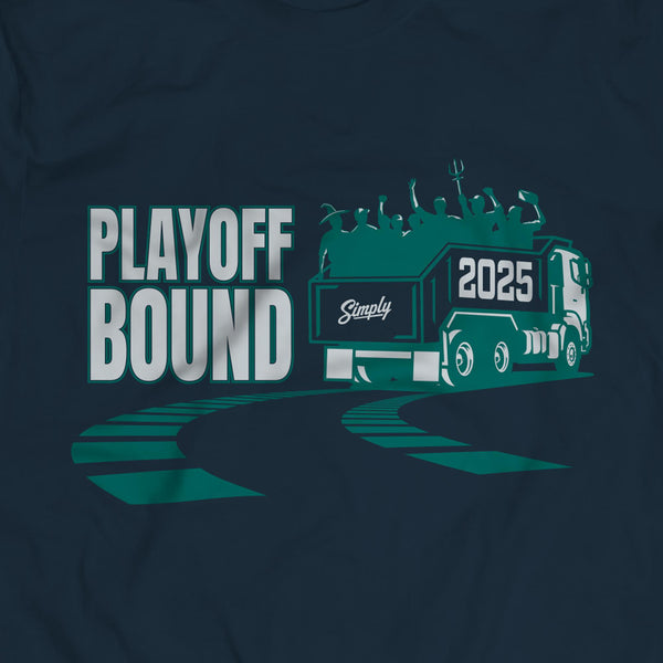 Playoff Bound Baseball Navy T-Shirt