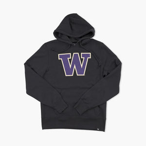 Washington Huskies Primary Logo Black Hoodie