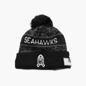 Seattle Seahawks Throwback 2026 Salute To Service Beanie