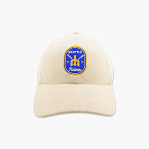 Seattle Mariners Cream Crosspatch Corduroy Adjustable Hat