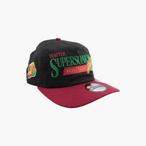 Seattle SuperSonics Two-Tone Hardwood Script Retro Snapback