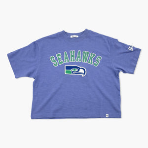 Seattle Seahawks Thrift Blue Throwback Elmore Women's T-Shirt