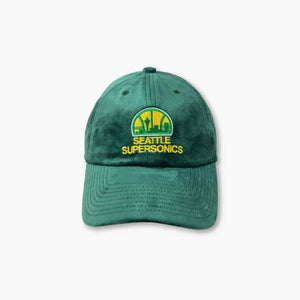 Seattle SuperSonics Velour Dad Hat