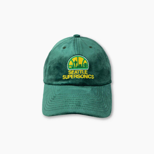 Seattle SuperSonics Velour Dad Hat
