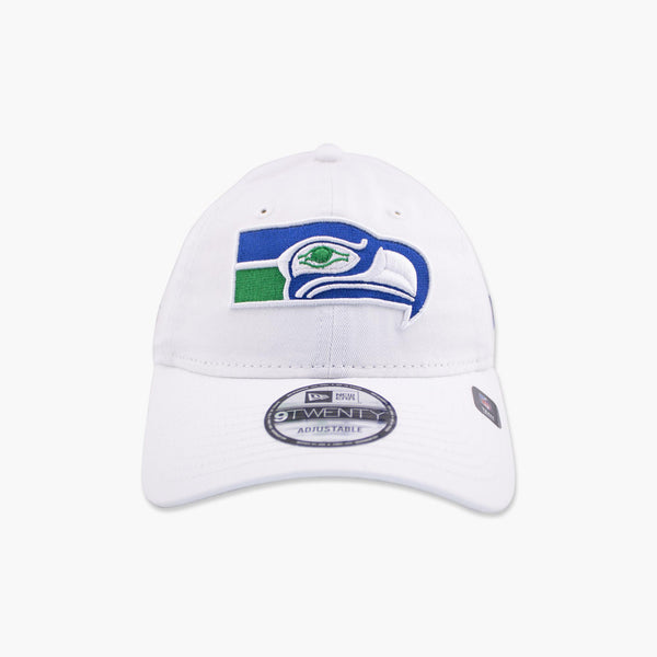 Seattle Seahawks White Throwback Adjustable Hat