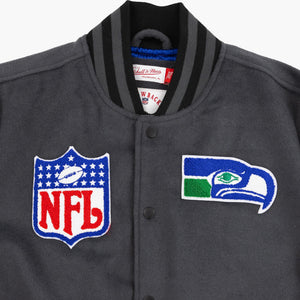 Seattle Seahawks Blackout Legacy Varsity Jacket