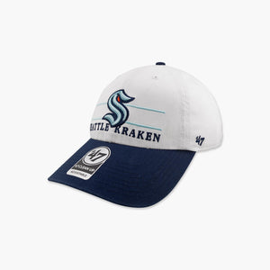 Seattle Kraken Double Header Clean Up Adjustable Hat