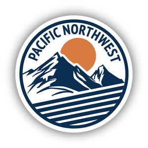 0249-PNW-LSTK PNW Mountain Sunrise Sticker