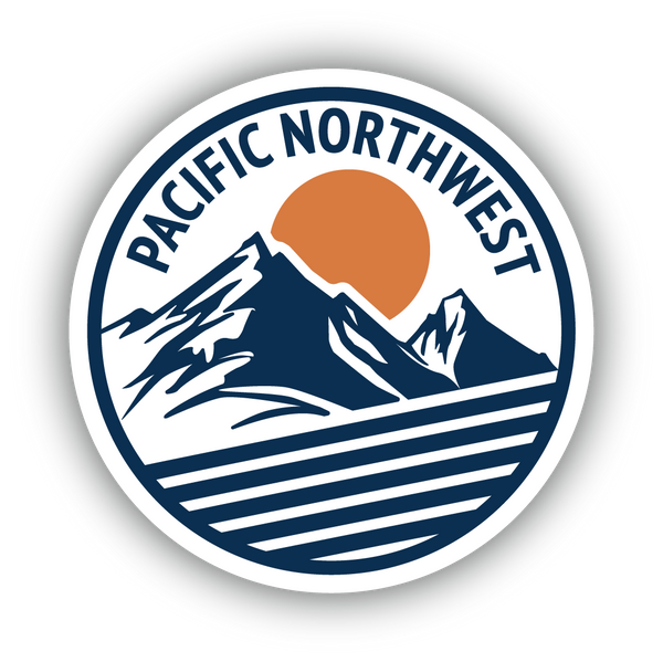 0249-PNW-LSTK PNW Mountain Sunrise Sticker