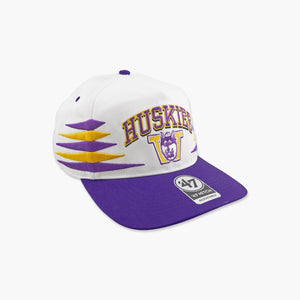 Washington Huskies White Diamond Dawgs Hitch Snapback