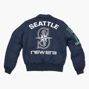 Seattle Mariners New Era Alpha Industries 2026 Bomber Jacket
