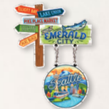 Whimsy Magnetic Hanging Sign