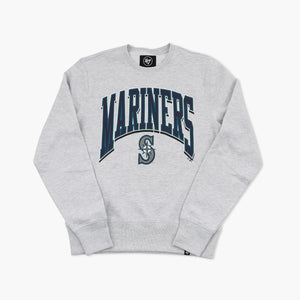 Seattle Mariners Relay Grey Walk Tall Crewneck