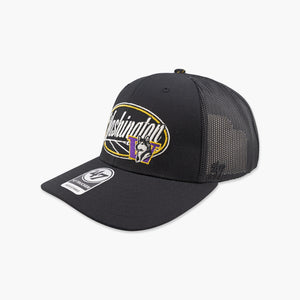 Washington Huskies Black Enfield Trucker Hat